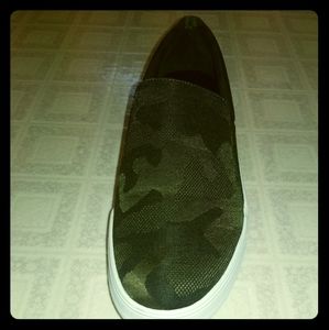 Vince Camuto Camo Slip Ons